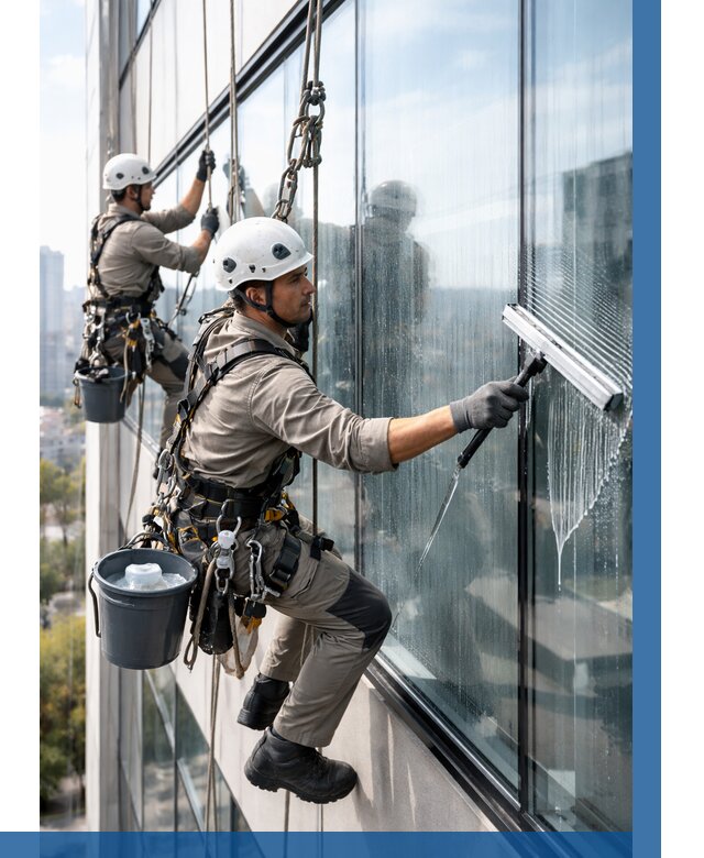 Мойка окон альпинистами в Ульяновске от 4628 р. | ВЫСОТНИК-Улн