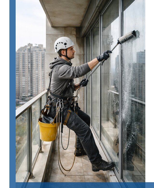 Профессиональная мойка балконного остекления в Ульяновске