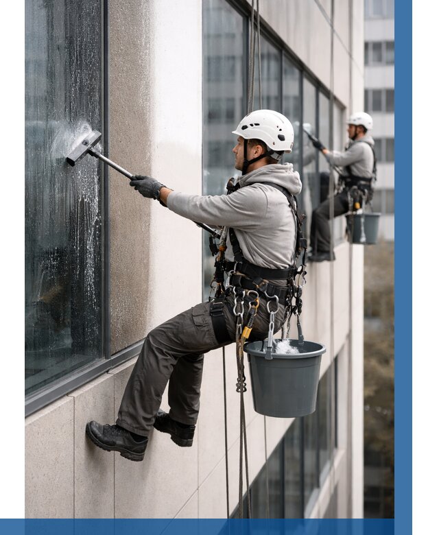 Мойка фасадов зданий в Ульяновске под ключ от 360 р. | ВЫСОТНИК-Улн