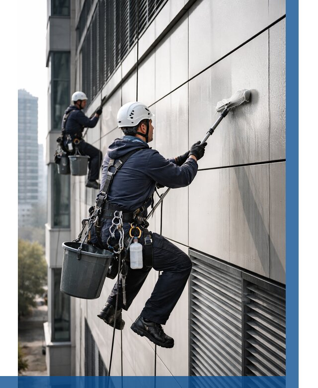 Мойка вентилируемого фасада в Ульяновске от 257 р. | ВЫСОТНИК-Улн