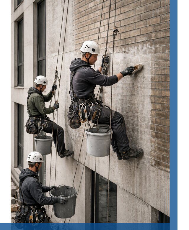 Удаление высолов с фасада в Ульяновске от 257 р. | ВЫСОТНИК-Улн