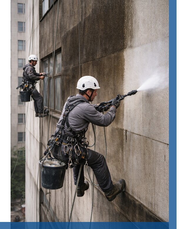 Очистка фасада от копоти в Ульяновске от 257 р. | ВЫСОТНИК-Улн