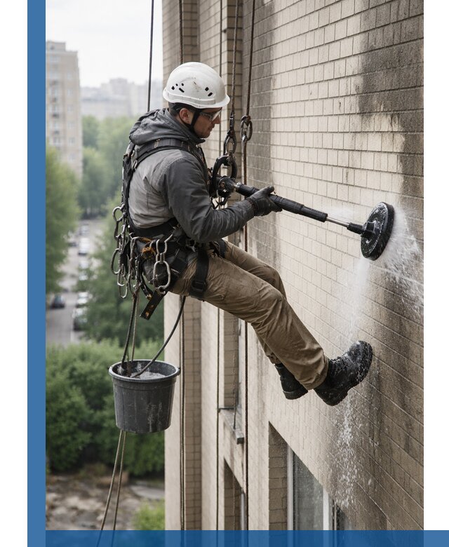 Очистка фасада от копоти в Ульяновске профессионально и безопасно