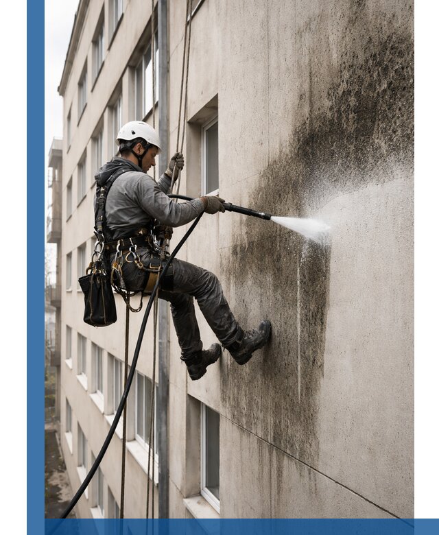 Профессиональная очистка фасадов от плесени в Ульяновске