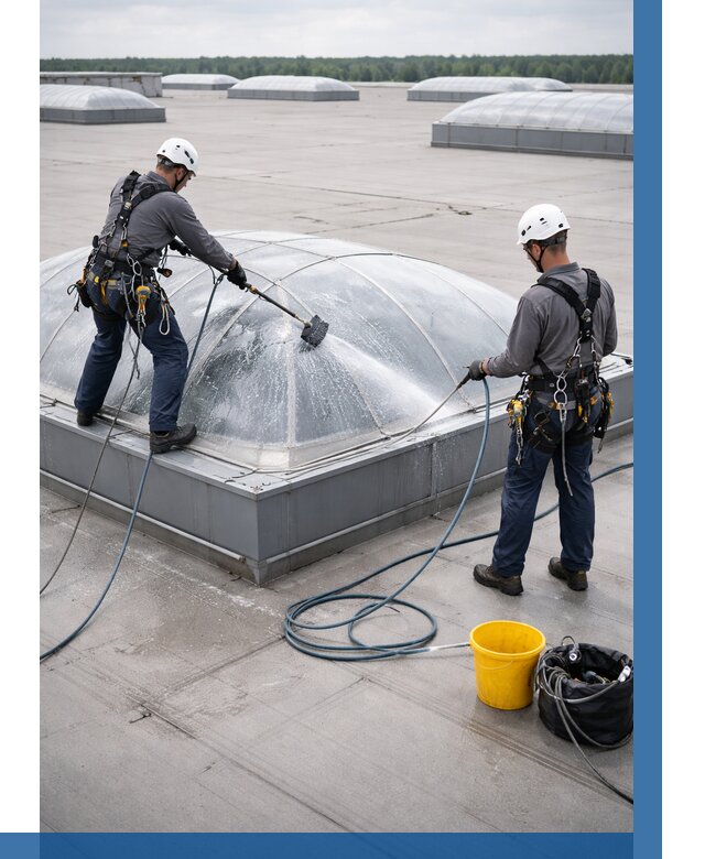 Мойка зенитных фонарей в Ульяновске, заказать от 4628 р. | ВЫСОТНИК-Улн