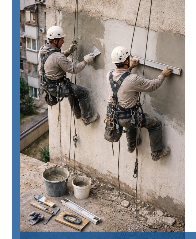 Комплексный ремонт штукатурного фасада с гарантией в Ульяновске