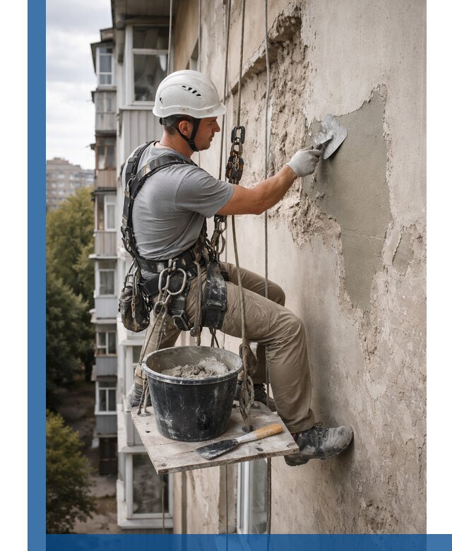 Восстановление фасадной штукатурки в Ульяновске с гарантией качества