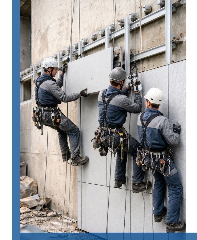 Монтаж вентилируемого фасада в Ульяновске под ключ с гарантией качества