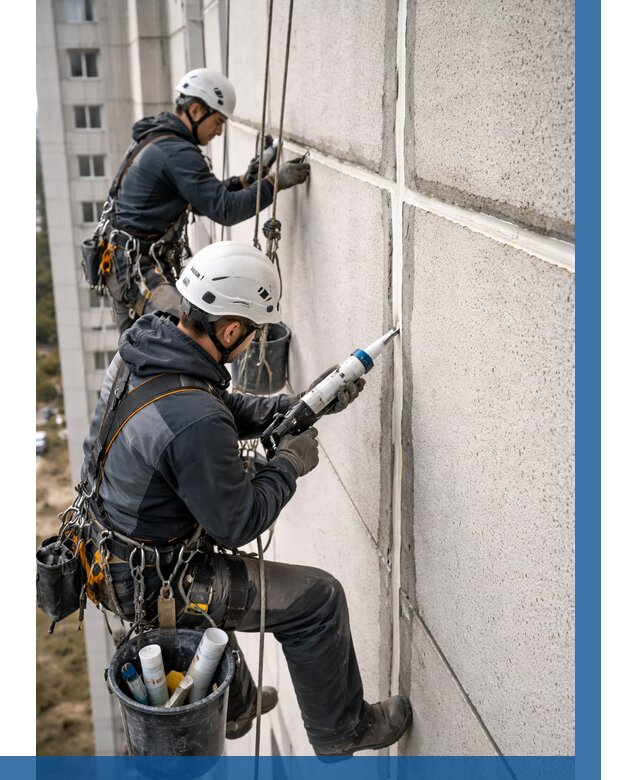 Герметизация межпанельных швов в Ульяновске от 720 р. | ВЫСОТНИК-Улн
