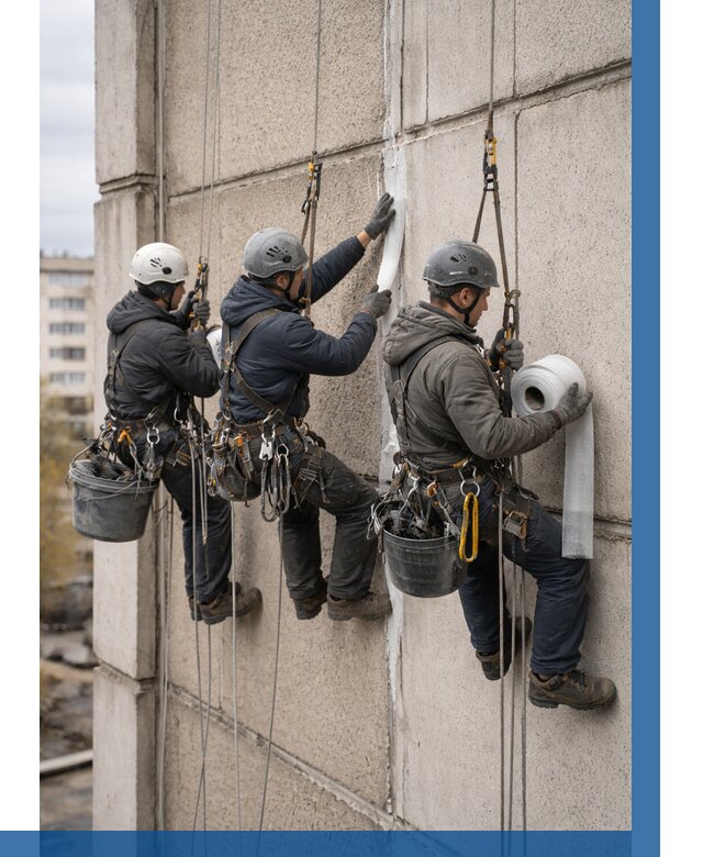 Ремонт межпанельных швов в Ульяновске от 771 р. | ВЫСОТНИК-Улн