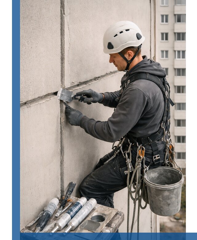 Ремонт межпанельных швов в Ульяновске герметизация и восстановление