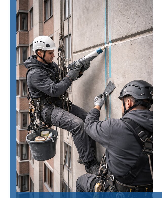Вторичная герметизация швов фасада и кровли в Ульяновске