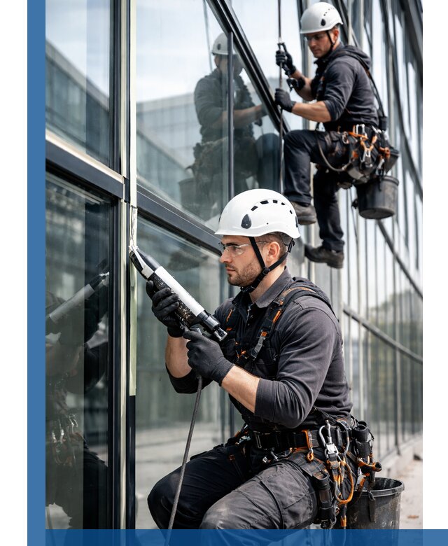 Герметизация витражных швов в Ульяновске для зданий и фасадов