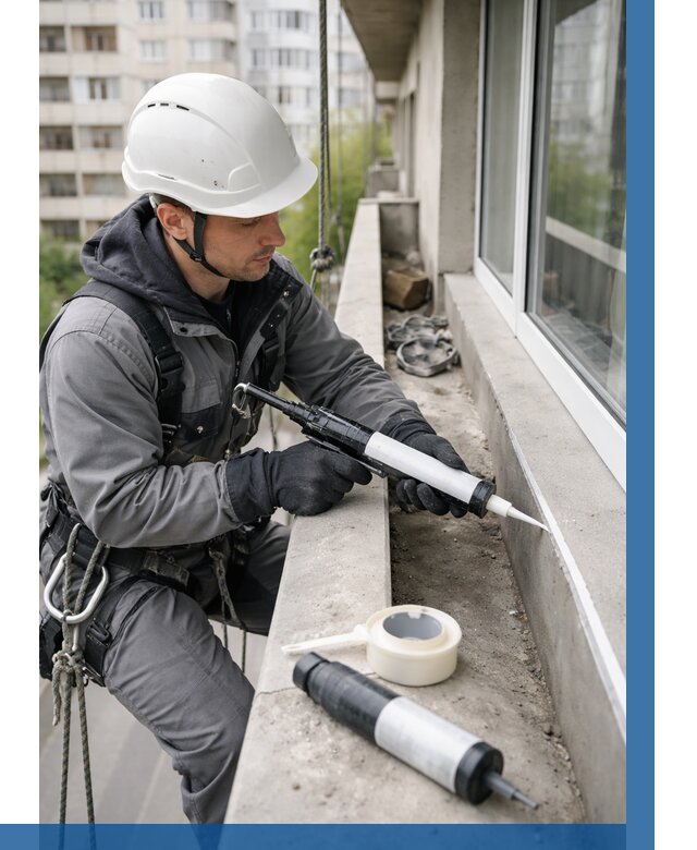 Герметизация швов лоджии в Ульяновске от 4628 р. | ВЫСОТНИК-Улн