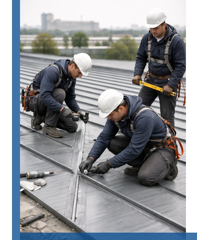 Ремонт фальцевой кровли в Ульяновске срочно и качественно