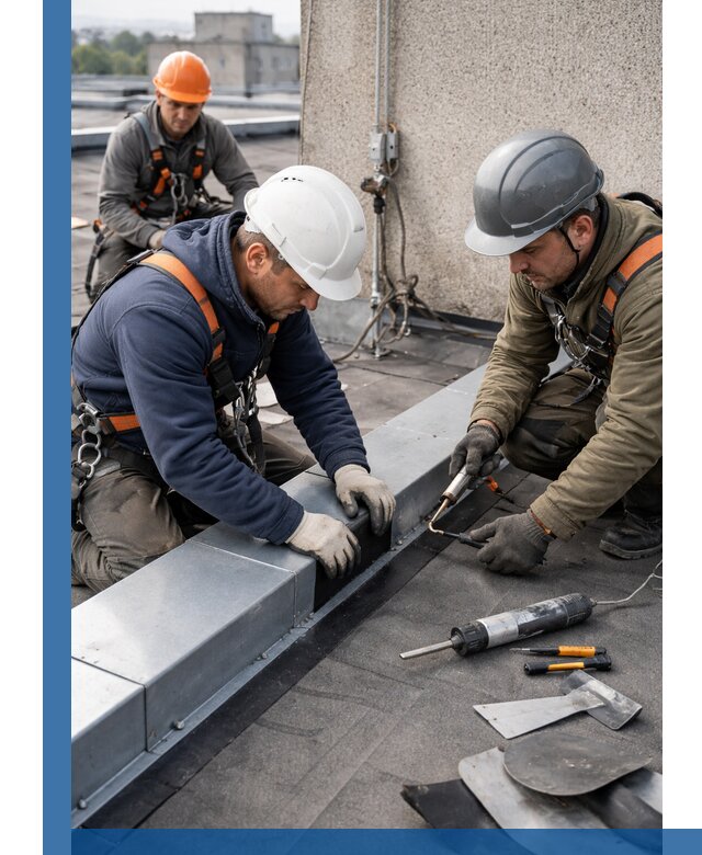 Ремонт кровельных примыканий в Ульяновске профессионально