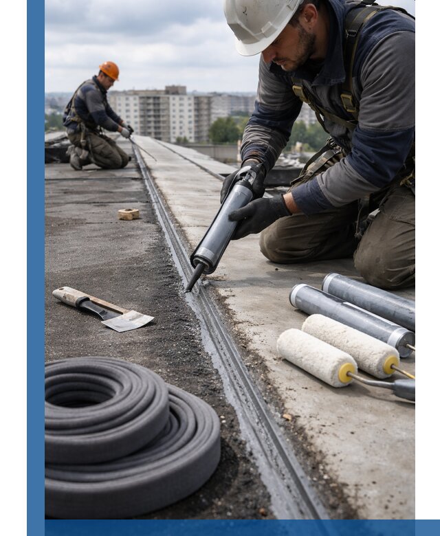 Герметизация швов кровли в Ульяновске с гарантией герметичности