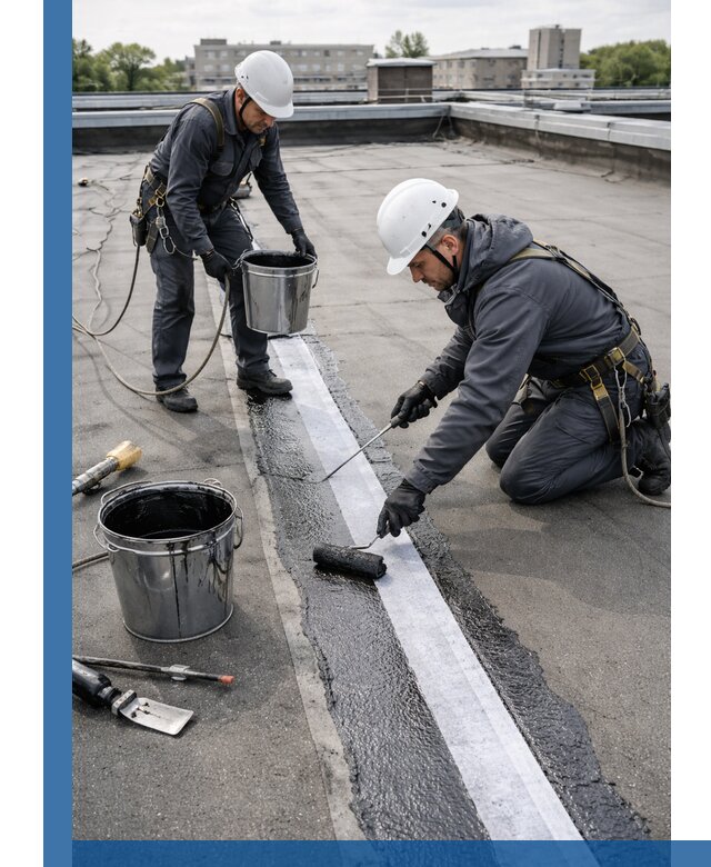 Гидроизоляция кровли мастикой в Ульяновске надежная защита