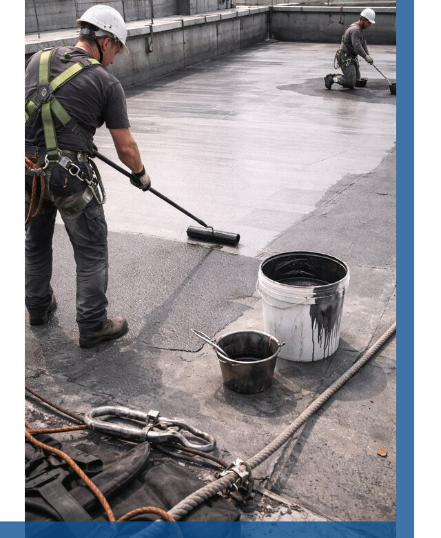 Гидроизоляция кровли жидкой резиной в Ульяновске от 514 р. | ВЫСОТНИК-Улн