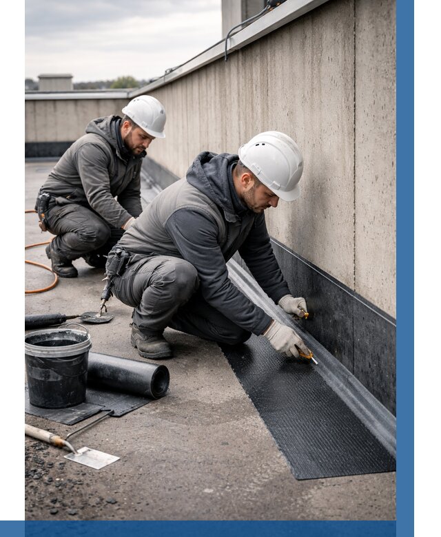 Гидроизоляция примыканий на кровле в Ульяновске от 926 р. | ВЫСОТНИК-Улн