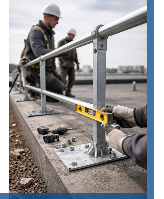 Монтаж кровельного ограждения в Ульяновске от 1234 р. | ВЫСОТНИК-Улн