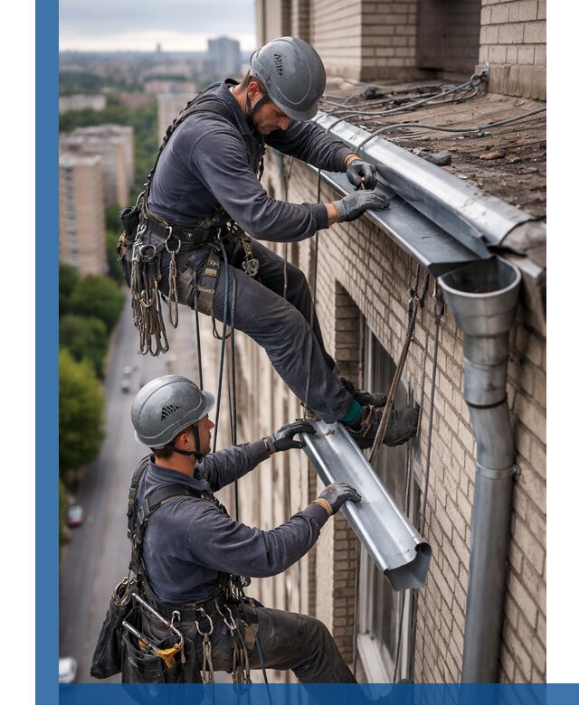 Ремонт водосточных желобов в Ульяновске, быстро и качественно