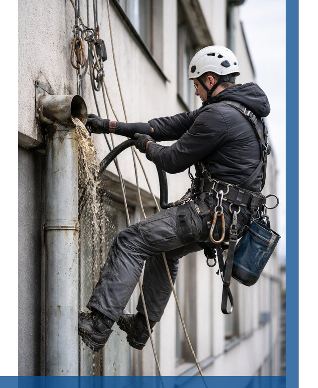 Прочистка водосточных труб в Ульяновске от 3600 р. | ВЫСОТНИК-Улн