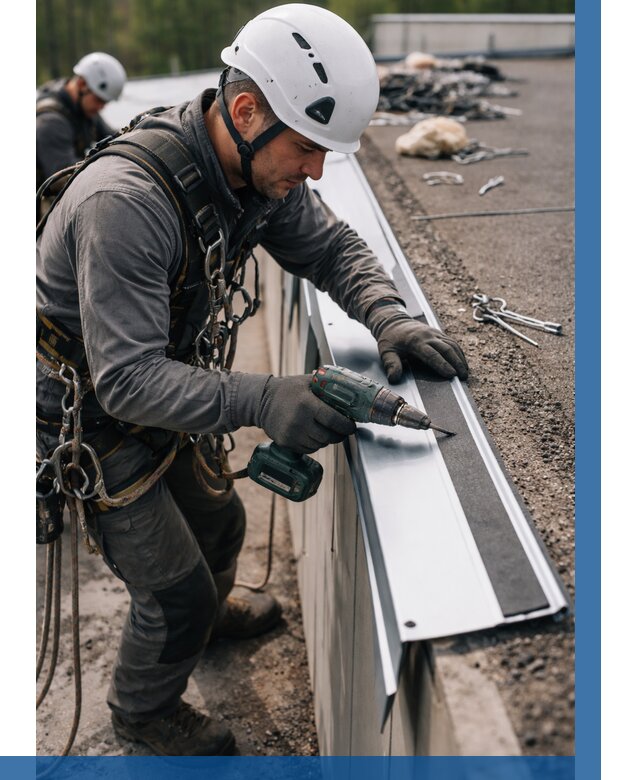 Монтаж капельника на кровле в Ульяновске от 309 р. | ВЫСОТНИК-Улн