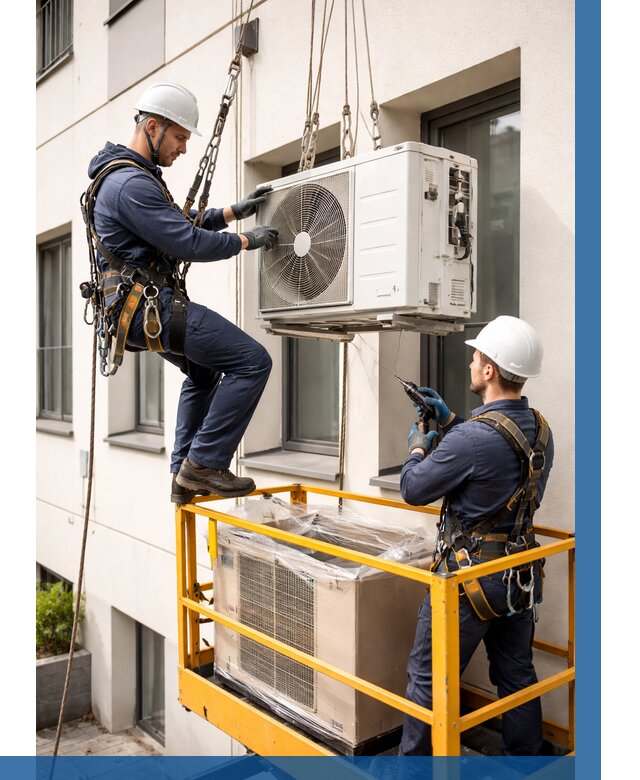 Демонтаж внешнего блока кондиционера в Ульяновске от 3600 р. | ВЫСОТНИК-Улн