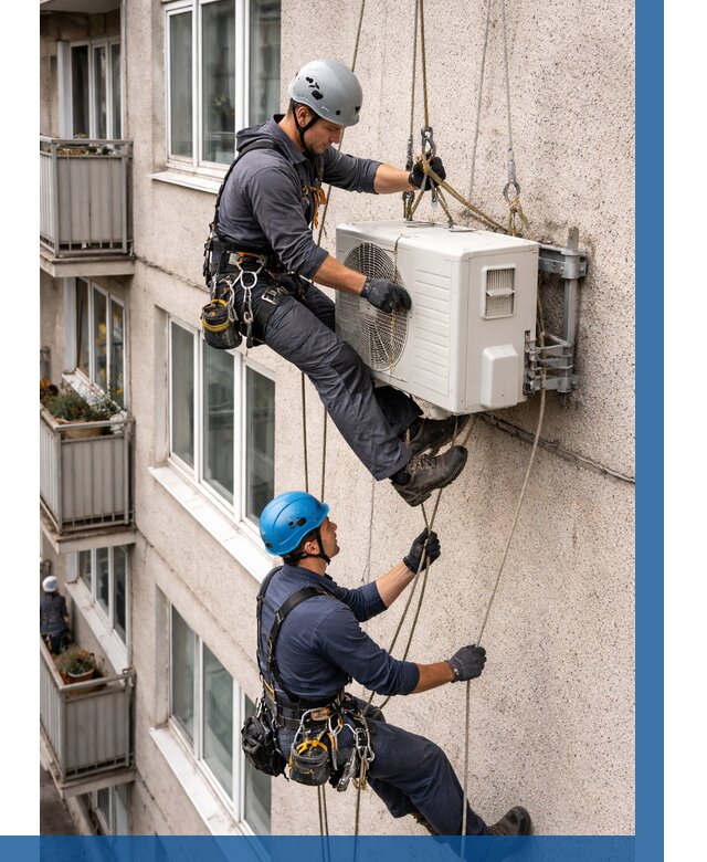 Перенос внешнего блока кондиционера в Ульяновске от 9257 р.| ВЫСОТНИК-Улн