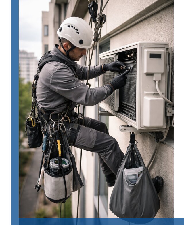 Обслуживание внешнего блока кондиционера в Ульяновске профессионально