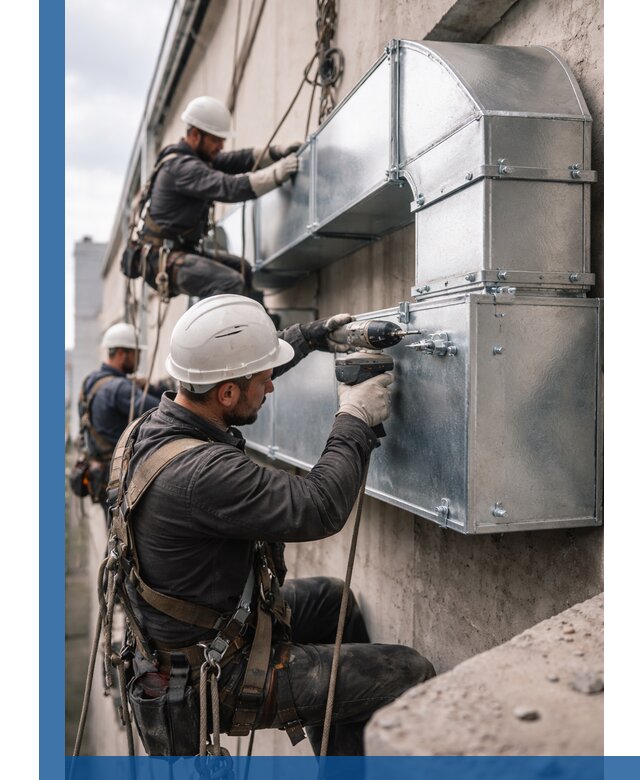 Профессиональный монтаж вентиляционных коробов в Ульяновске под ключ