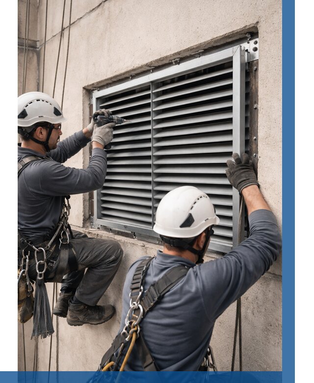 Монтаж вентиляционных решеток в Ульяновске от 4628 р. | ВЫСОТНИК-Улн