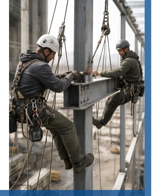 Монтаж металлоконструкций на высоте в Ульяновске от 3600 р. | ВЫСОТНИК-Улн