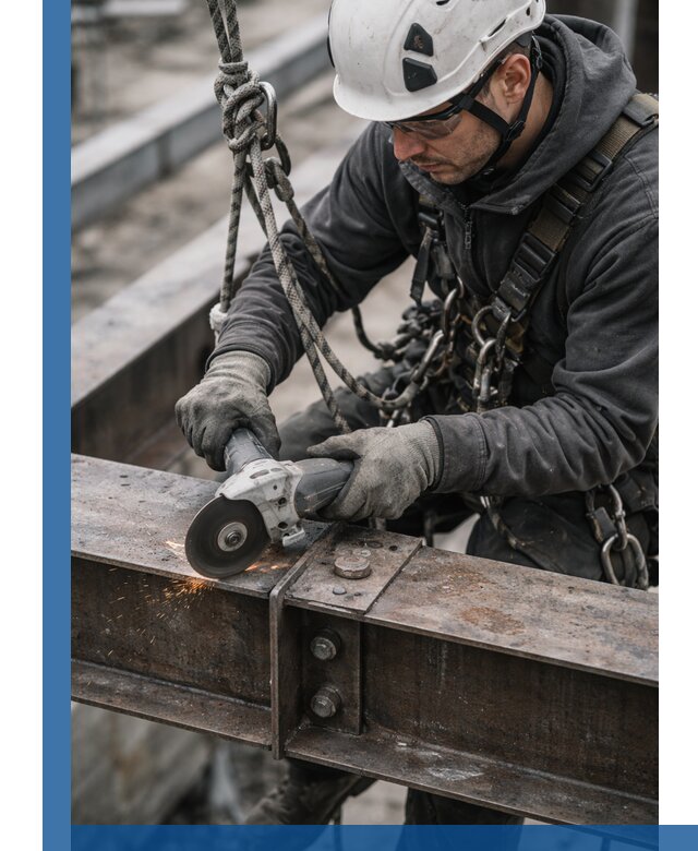 Резка металла на высоте в Ульяновске для зданий и конструкций