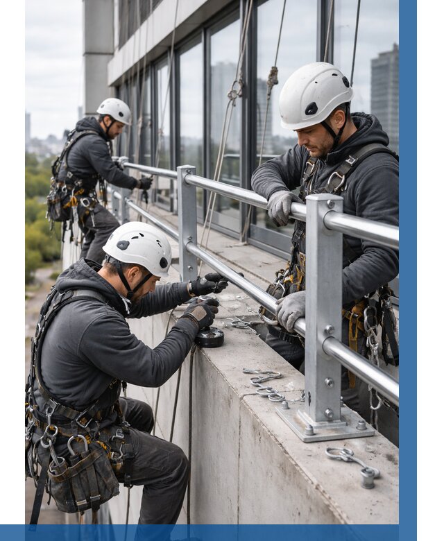 Монтаж ограждений на высоте в Ульяновске, от 1234 р. | ВЫСОТНИК-Улн