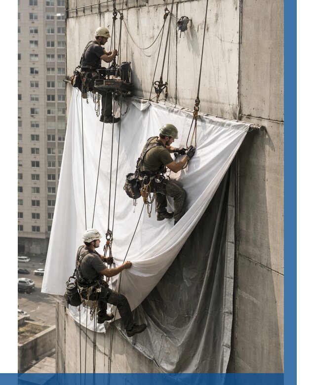 Замена баннерного полотна в Ульяновске от 6685 р. | ВЫСОТНИК-Улн—заказать