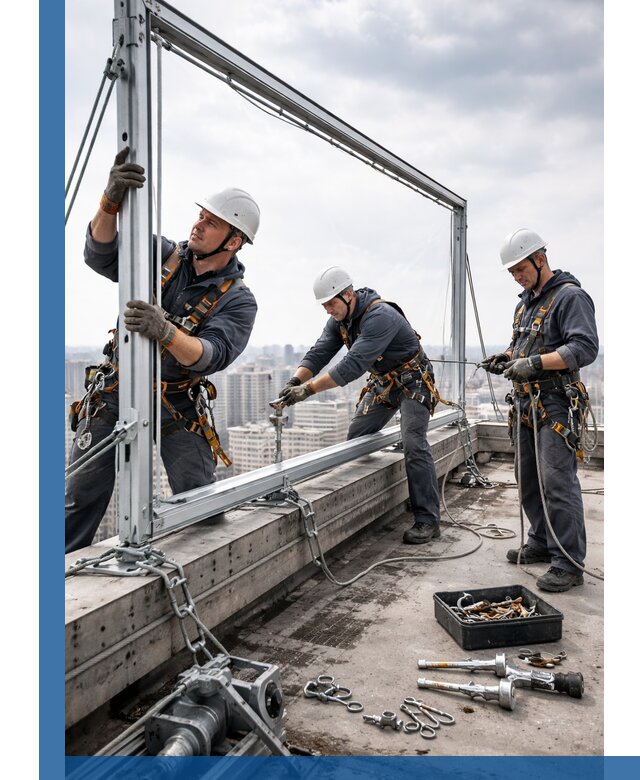 Монтаж крышных рекламных конструкций под ключ в Ульяновске