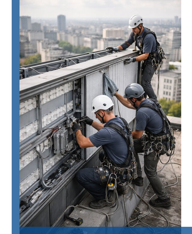 Профессиональное обслуживание крышной рекламы в Ульяновске под ключ