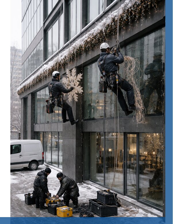 Демонтаж новогоднего оформления в Ульяновске от 5657 р. | ВЫСОТНИК-Улн