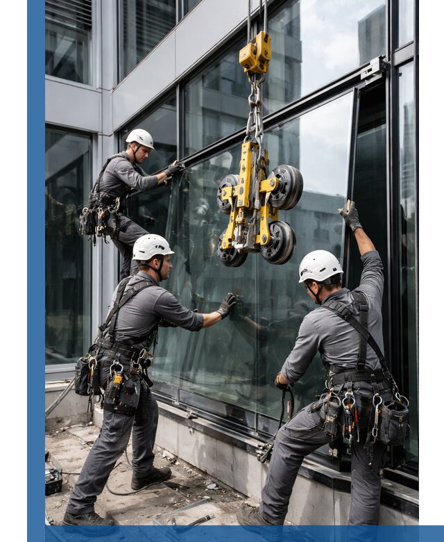 Структурное остекление фасадов в Ульяновске монтаж и обслуживание