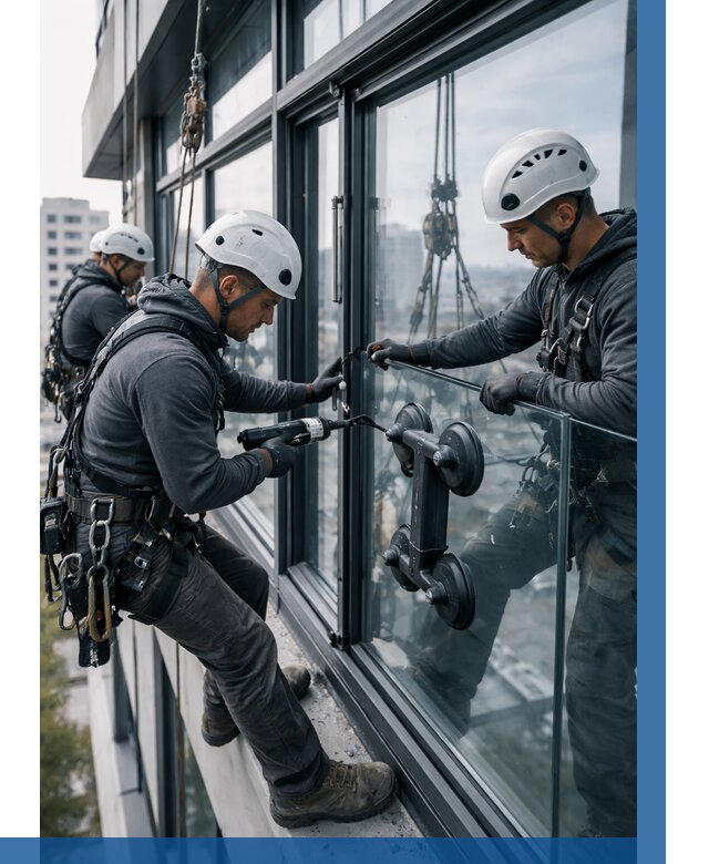 Витражное остекление зданий в Ульяновске от 3600 р. | ВЫСОТНИК-Улн