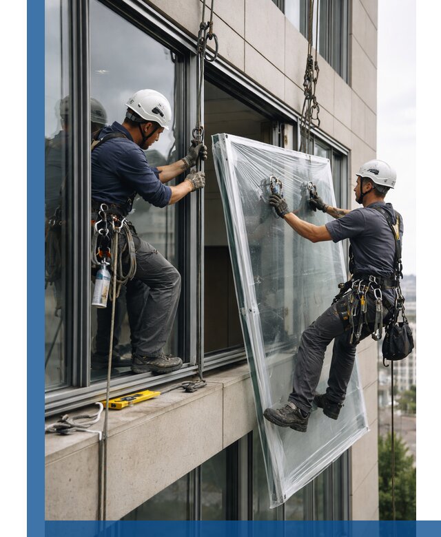 Профессиональная замена стекла в витраже в Ульяновске с гарантией
