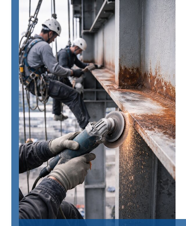 Зачистка металла от ржавчины и подготовка поверхностей в Ульяновске