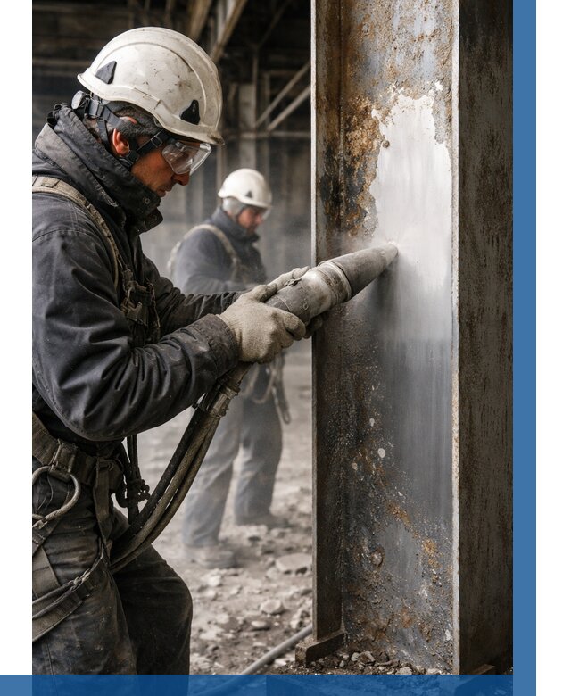 Удаление старой краски с металла в Ульяновске от 463 р. | ВЫСОТНИК-Улн