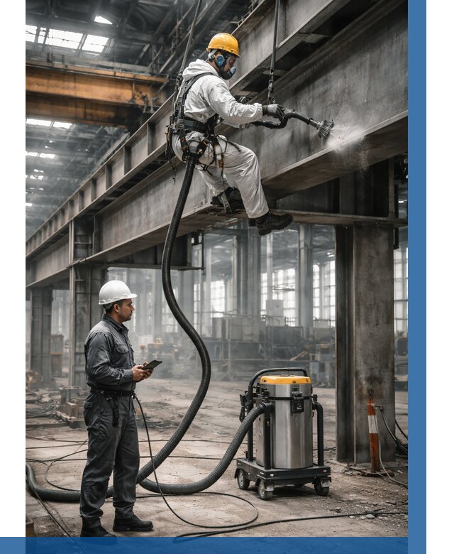 Обеспыливание конструкций в цехе в Ульяновске от 4320 р. | ВЫСОТНИК-Улн