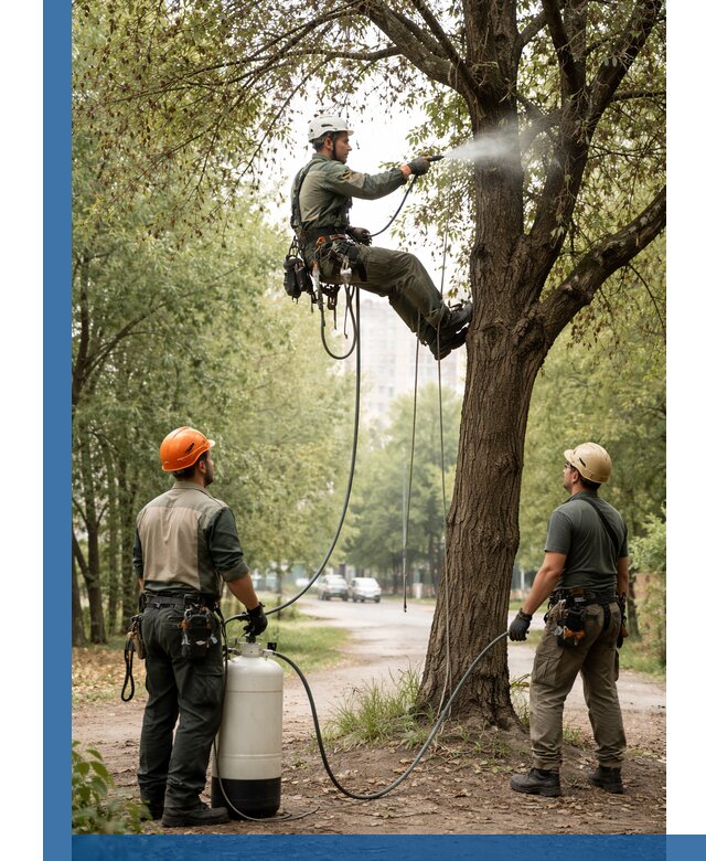 Обработка деревьев от вредителей в Ульяновске профессиональная защита