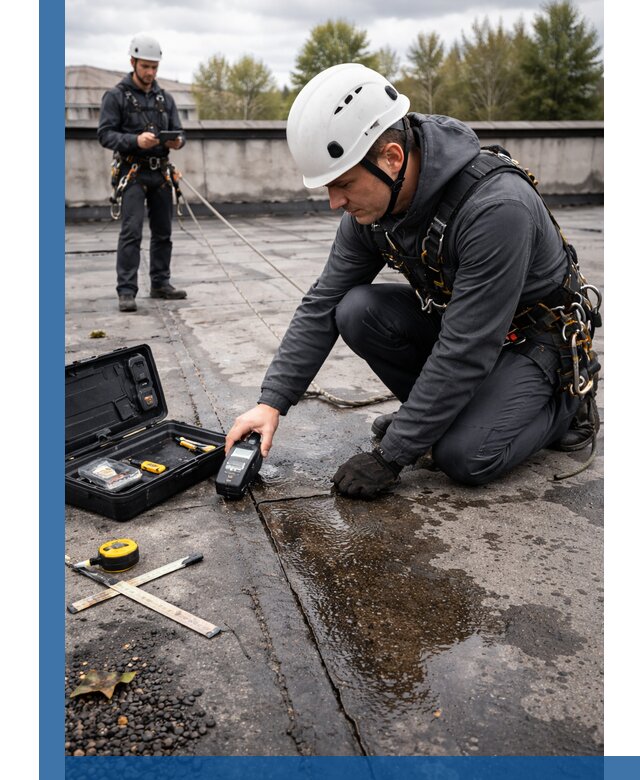 Обследование кровли на протечки и выявление дефектов в Ульяновске